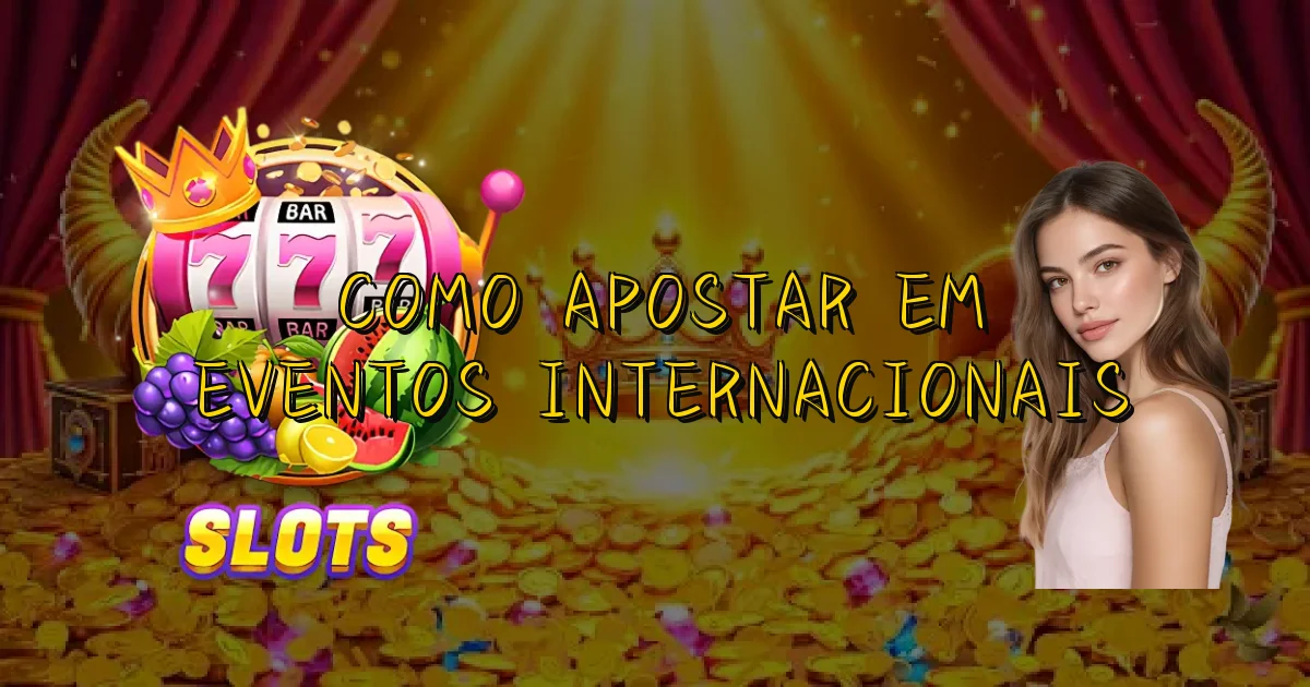 Como Apostar Em Eventos Internacionais Oficial